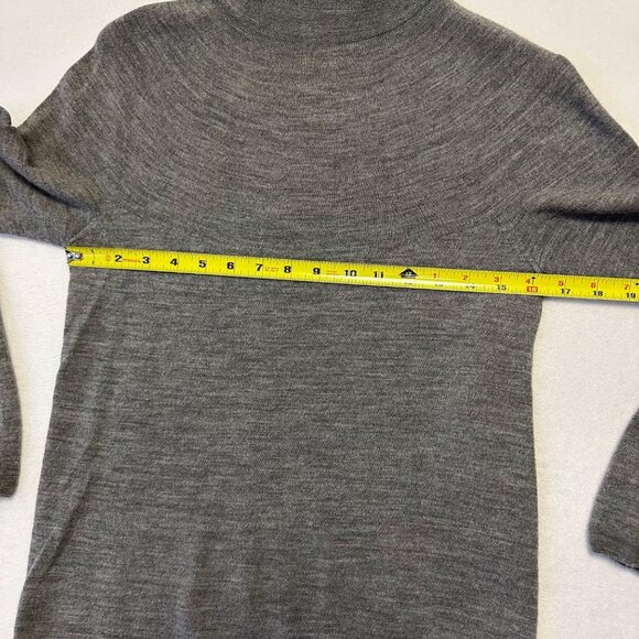 Ines De La Fressange UNIQLO 100% Wool Turtleneck Sweater Women Size Small Gray - Picture 6 of 10
